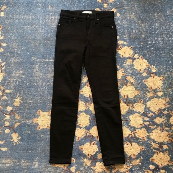 Madewell 9" High Riser Skinny in Black 26T - Picture 2 of 3